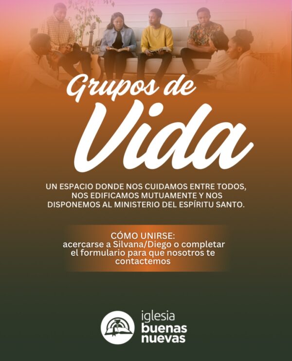 Los Grupos de Vida son el lugar donde crecemos juntos! Un espacio diseñado para cuidarnos…